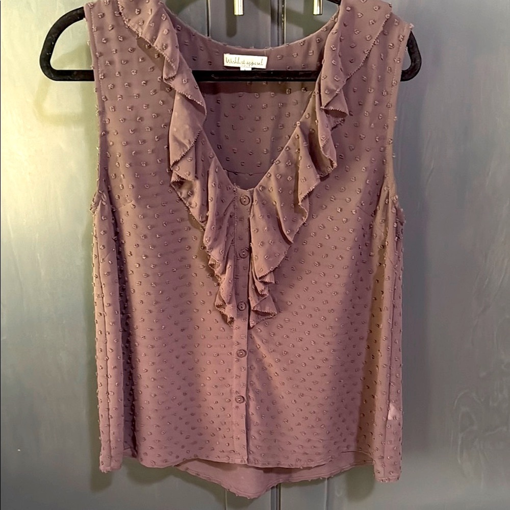 Wishlist Ruffle Sleeveless Too